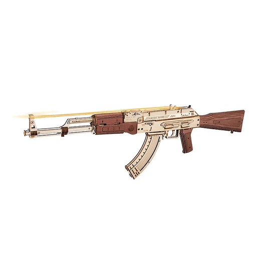 Robotime ROKR AK-47 Assault Rifle Toy Gun 3D Wooden Puzzle LQ901