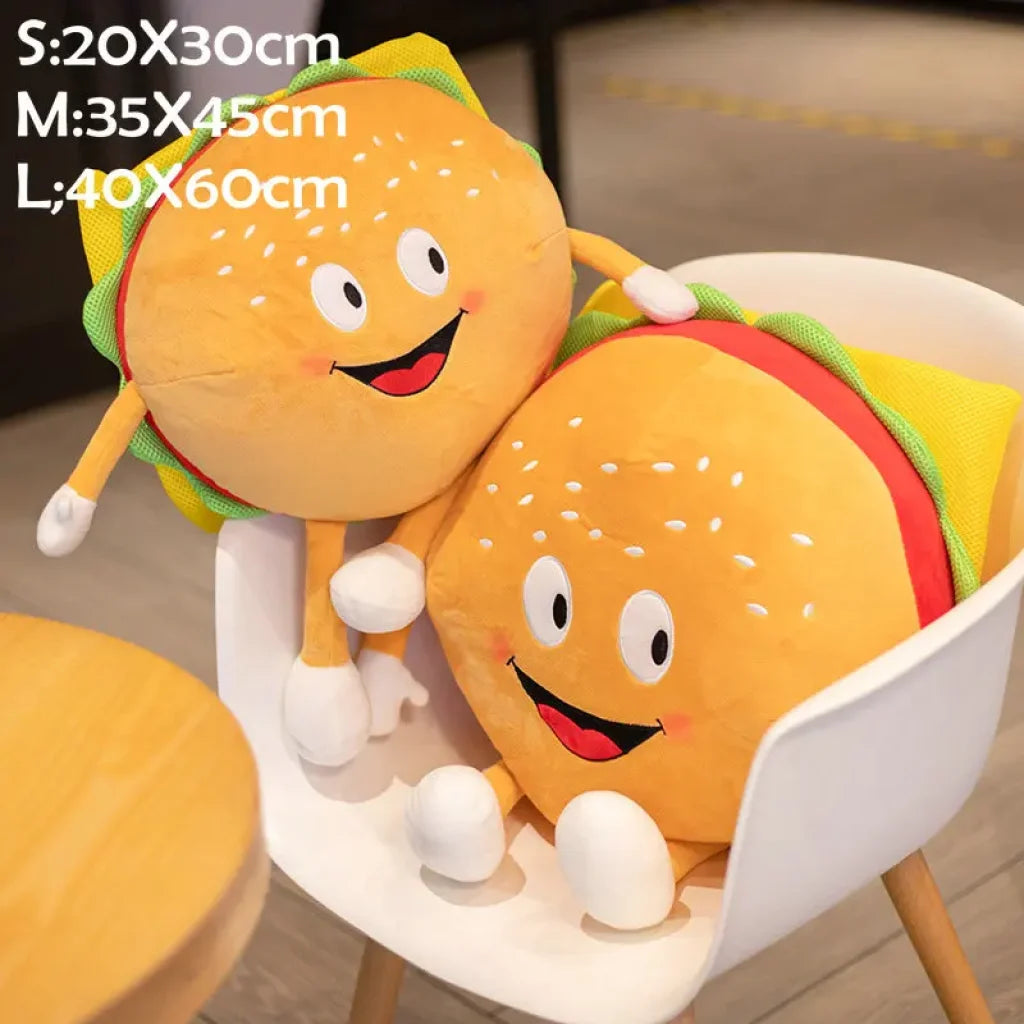 Fast Food Stuffed Toy - hamburger / s