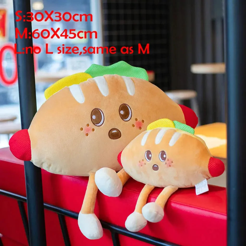 Fast Food Stuffed Toy - hot dogs / m