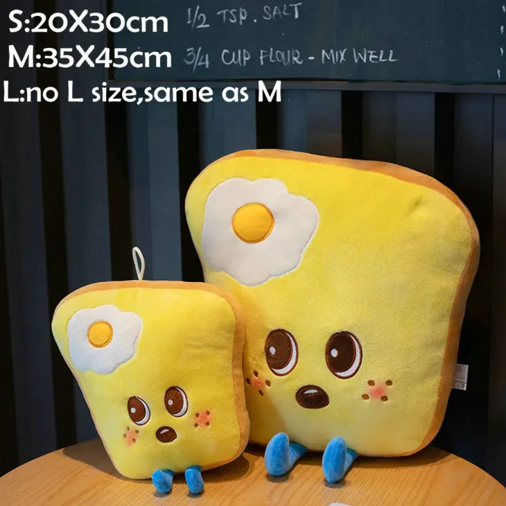 Fast Food Stuffed Toy - toast / s