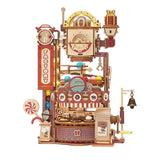 Robotime ROKR Chocolate Factory Marble Run 3D Wooden Puzzle LGA02