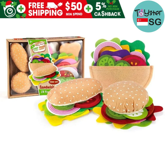 Felt Food Burger Sandwich