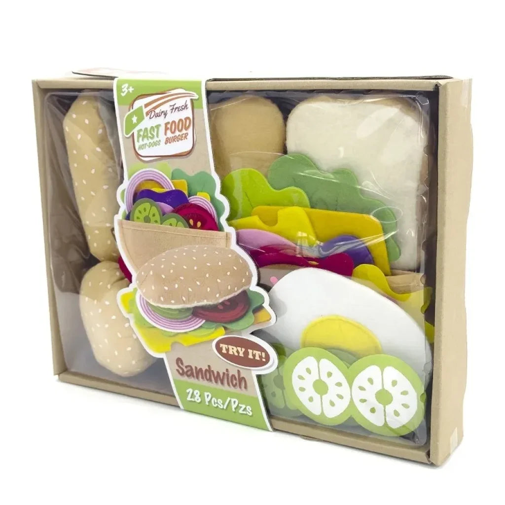 Felt Food Burger Sandwich