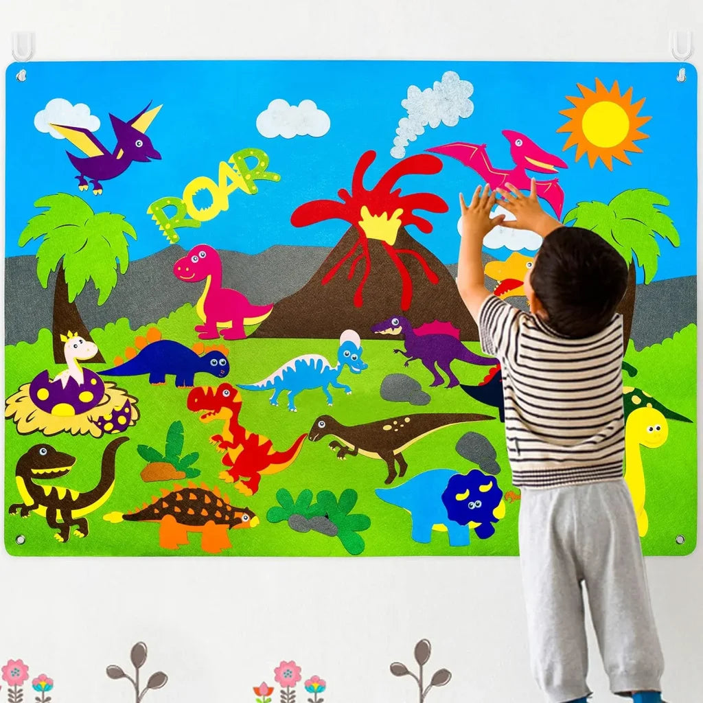 Felt Story Board - Dinosaur