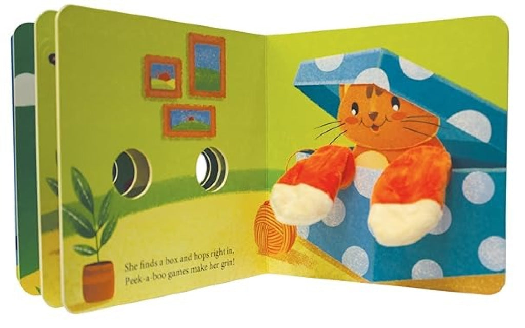 Finger Puppet Book - Curious Cat - OM Books