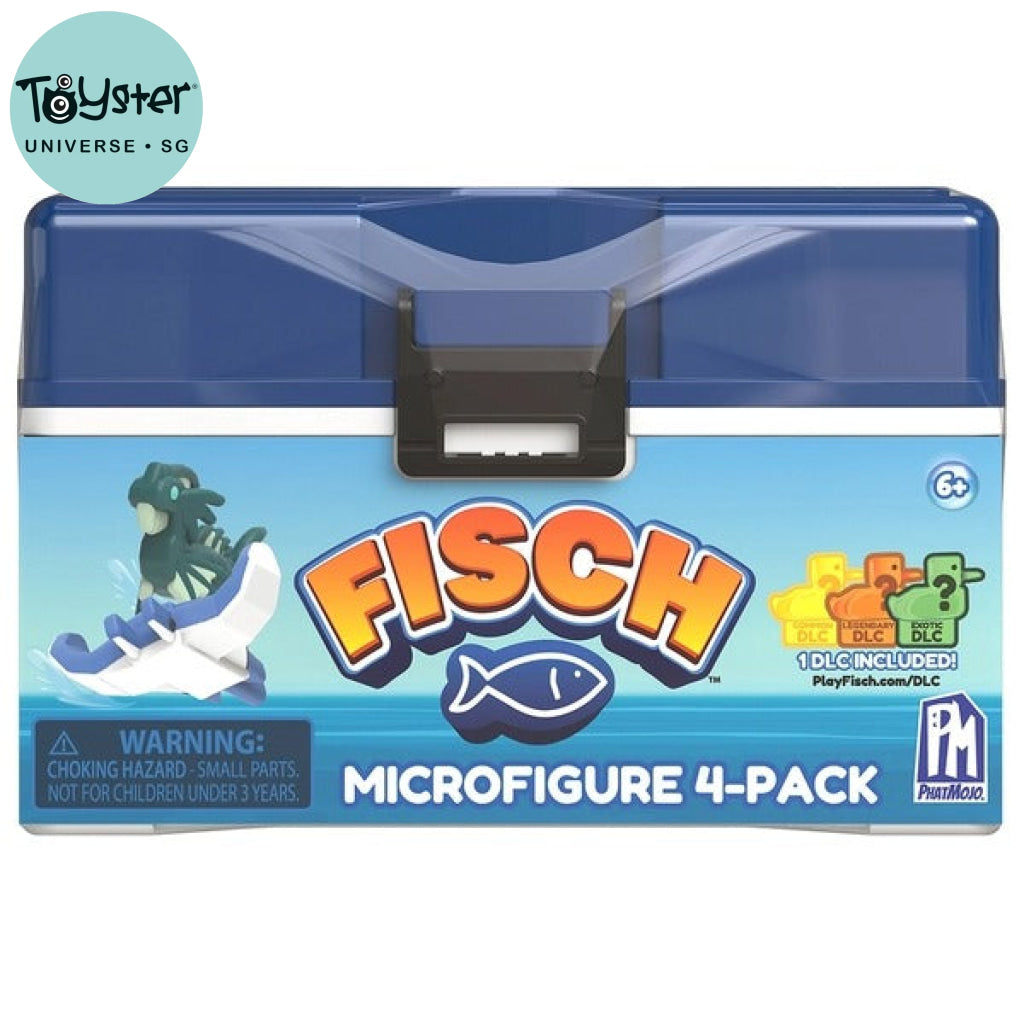 Fisch Microfigures Series 1 - 4 Pack Assortment Playset - Fisch