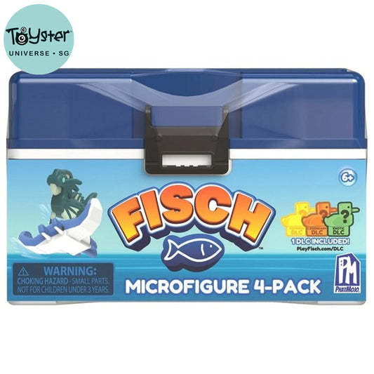 Fisch Microfigures Series 1 - 4 Pack Assortment Playset - Fisch