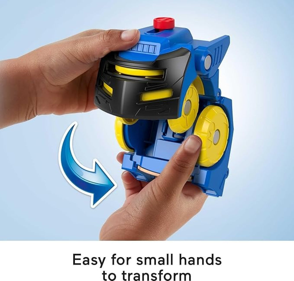 Fisher Price Imx Dc Head Shifters Batman Figure And Batmobile Transforming Vehicle