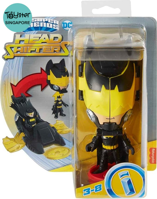 Fisher Price Imx Dc Head Shifters Batman Figure And Batwing Transforming Vehicle