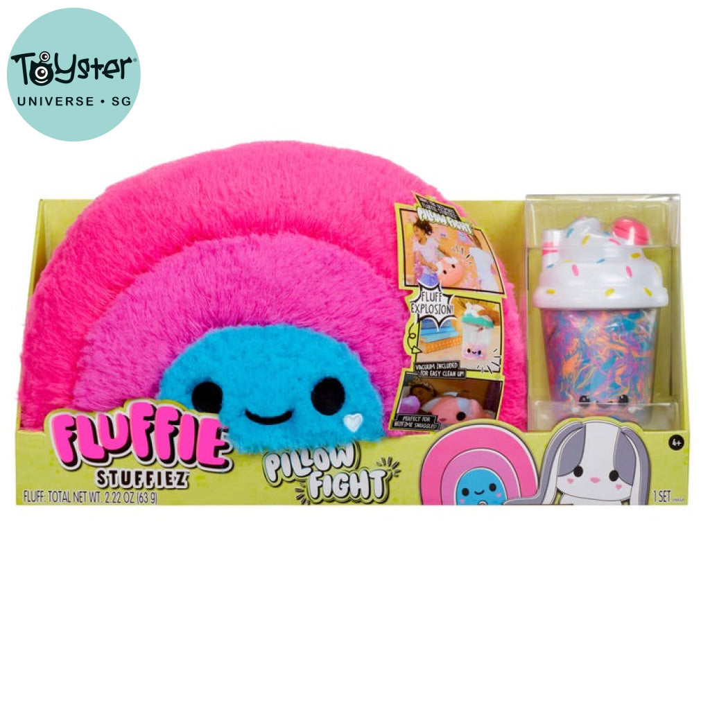 Fluffie Stuffiez Pillow Fight Plush - Rainbow Fluffie Stuffiez