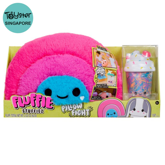 Fluffie Stuffiez Pillow Fight Plush - Rainbow Fluffie Stuffiez