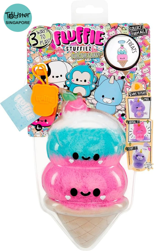 Fluffie Stuffiez Small Collectible Plush Ice Cream Cone Fluffie Stuffiez