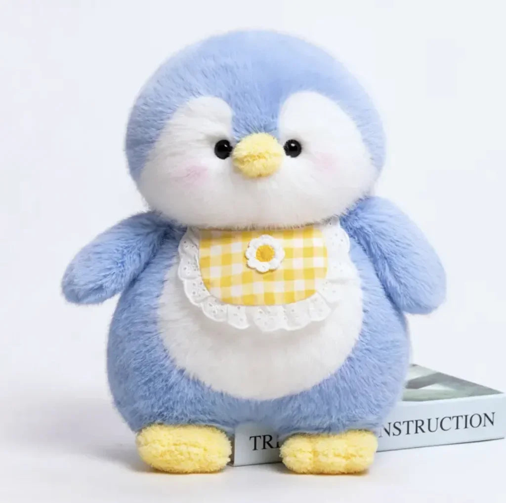 Fluffy Penguin Plushie - blue penguin / about 50-55cm