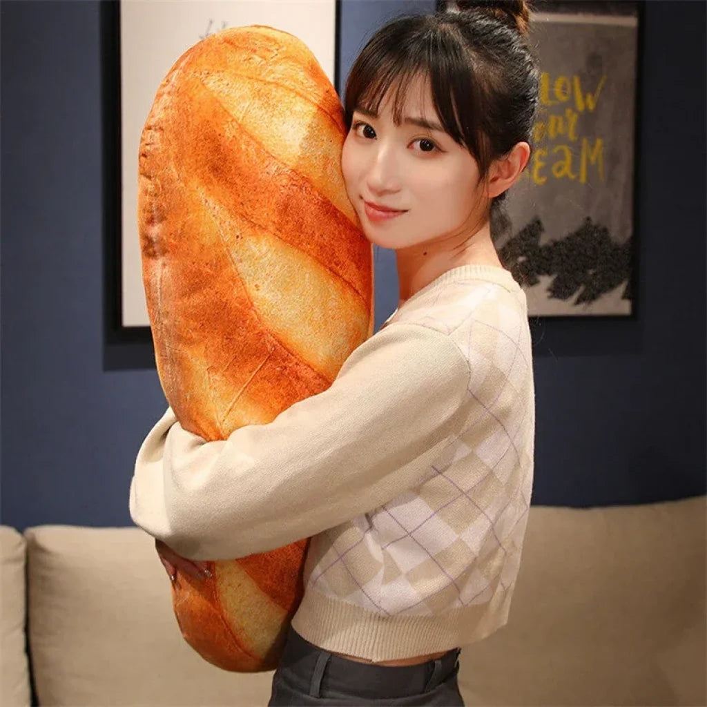 French Bread Pillow Plush 50Cm