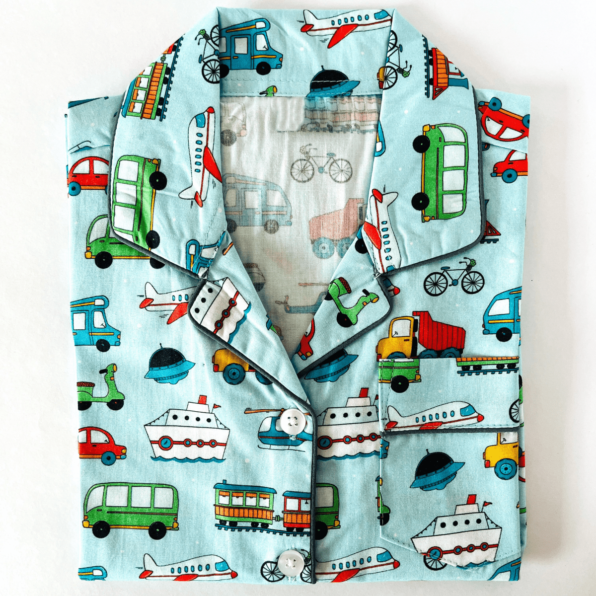 Fun Transport Vehicles Pyjamas