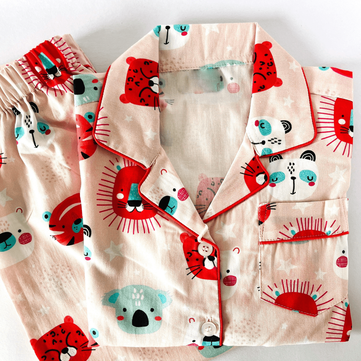 Funny Animal Faces Pyjamas