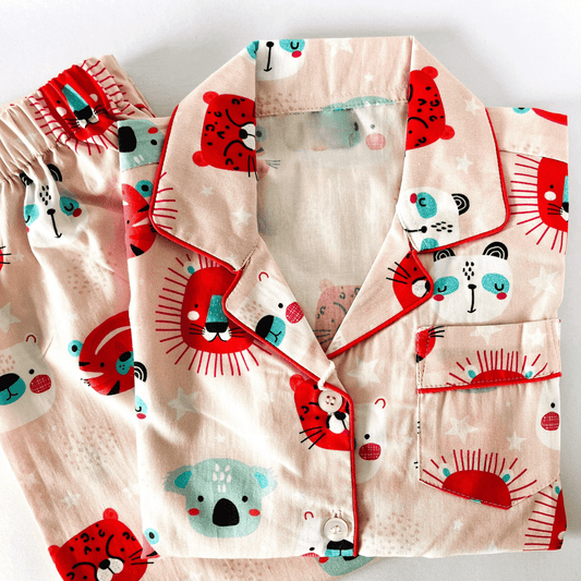 Funny Animal Faces Pyjamas