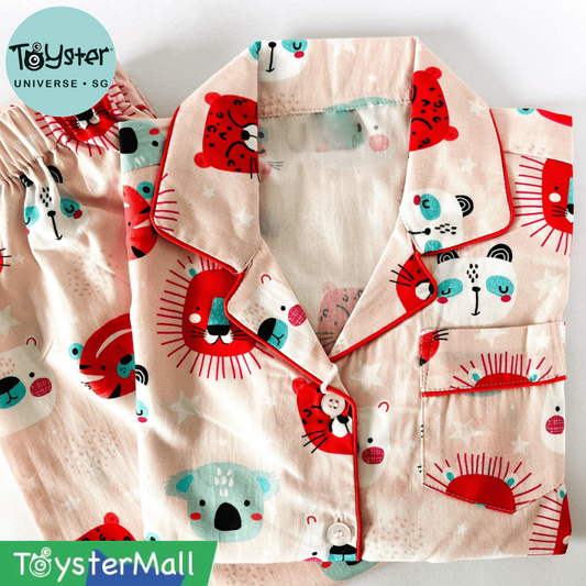Funny Animal Faces Pyjamas - Pyjamas