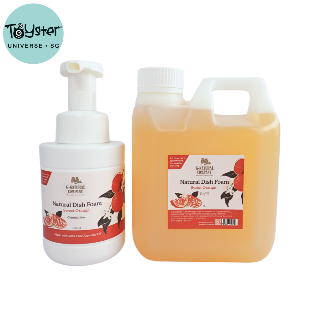 G-Natural Dish Foam & Refill Sweet Orange