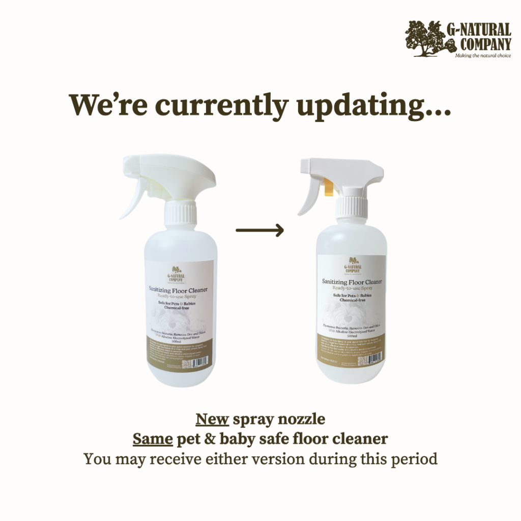 G-Natural Soap-Free Sanitizing Floor Cleaner Safe for Babies & Pets