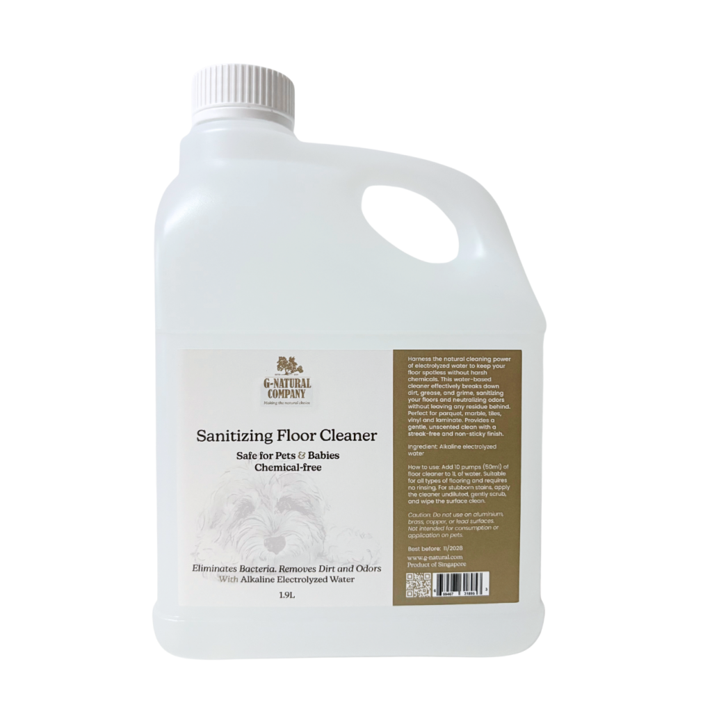 G-Natural Soap-Free Sanitizing Floor Cleaner Safe for Babies & Pets