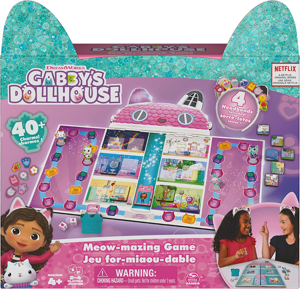 Gabbys Dollhouse Meow-Mazing Board Game