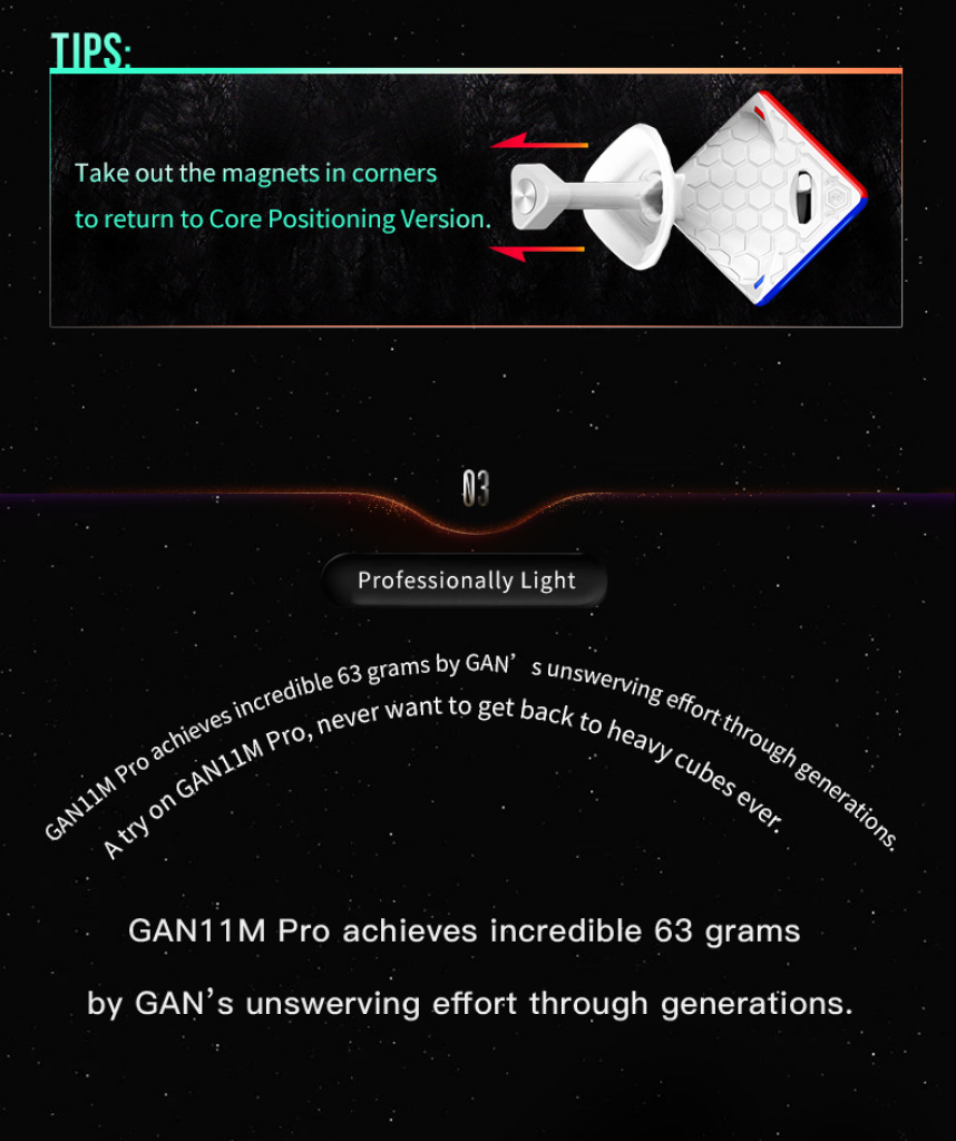 Gan 11 M Pro Speed Cube