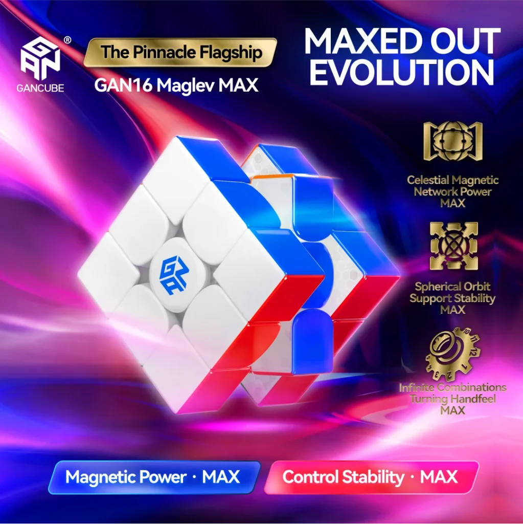 GAN 16 Maglev Max UV Magnetic Magic Cube