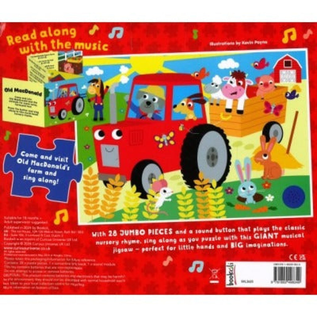 Giant Musical Floor Puzzles Old Macdonald Craft And Carry