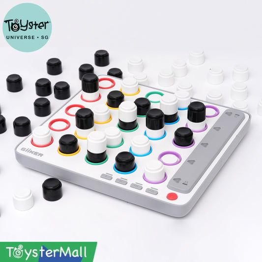 GiiKER Smart Connect 4 – Strategy Game for Kids 3+ | Build Logic Planning & Focus with Screen-Free 3D Gameplay - puzzle