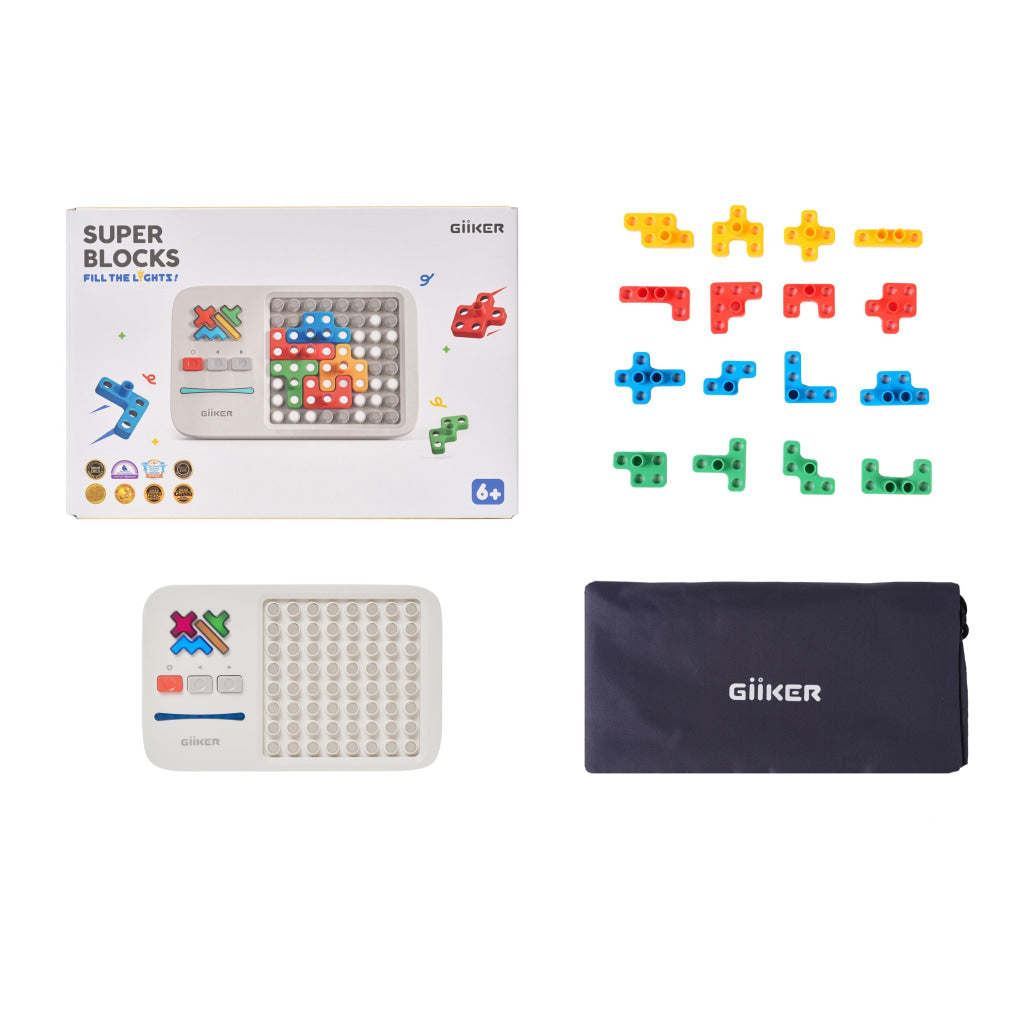 GiiKER Super Blocks – 1,000+ Screen-Free Challenges | STEM Toy for Focus Logic & Creativity - puzzle