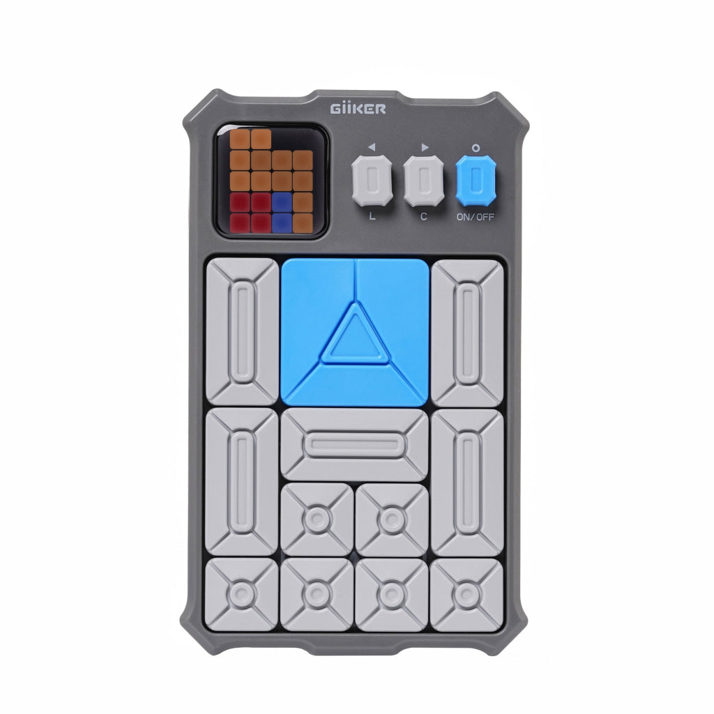 GiiKER Super Slide – Smart Puzzle Game for Kids 3+ | Boost Logic Focus & Planning Skills Screen-Free - Gray - puzzle