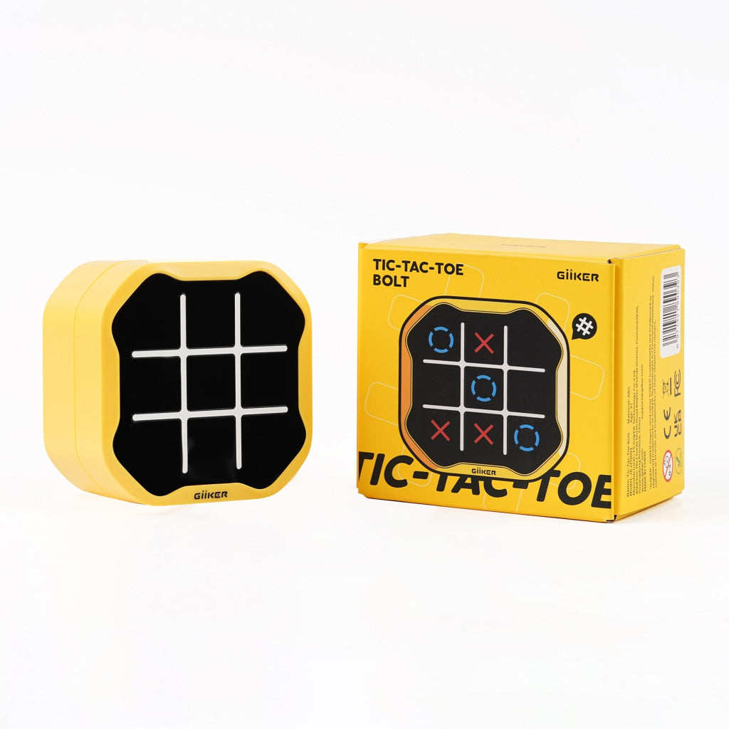 GiiKER Tic Tac Toe Bolt – 3-in-1 Handheld Game for Kids 3+ | Boost Focus Memory & Quick Thinking On-the-Go - puzzle