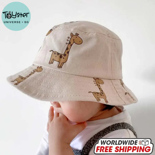 Giraffe Baby Bucket Cap