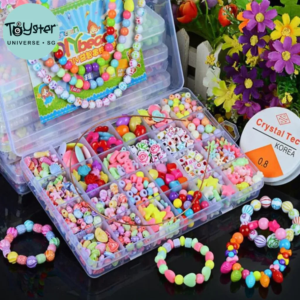 Girls Diy Bead Set Jewelry Making Kit