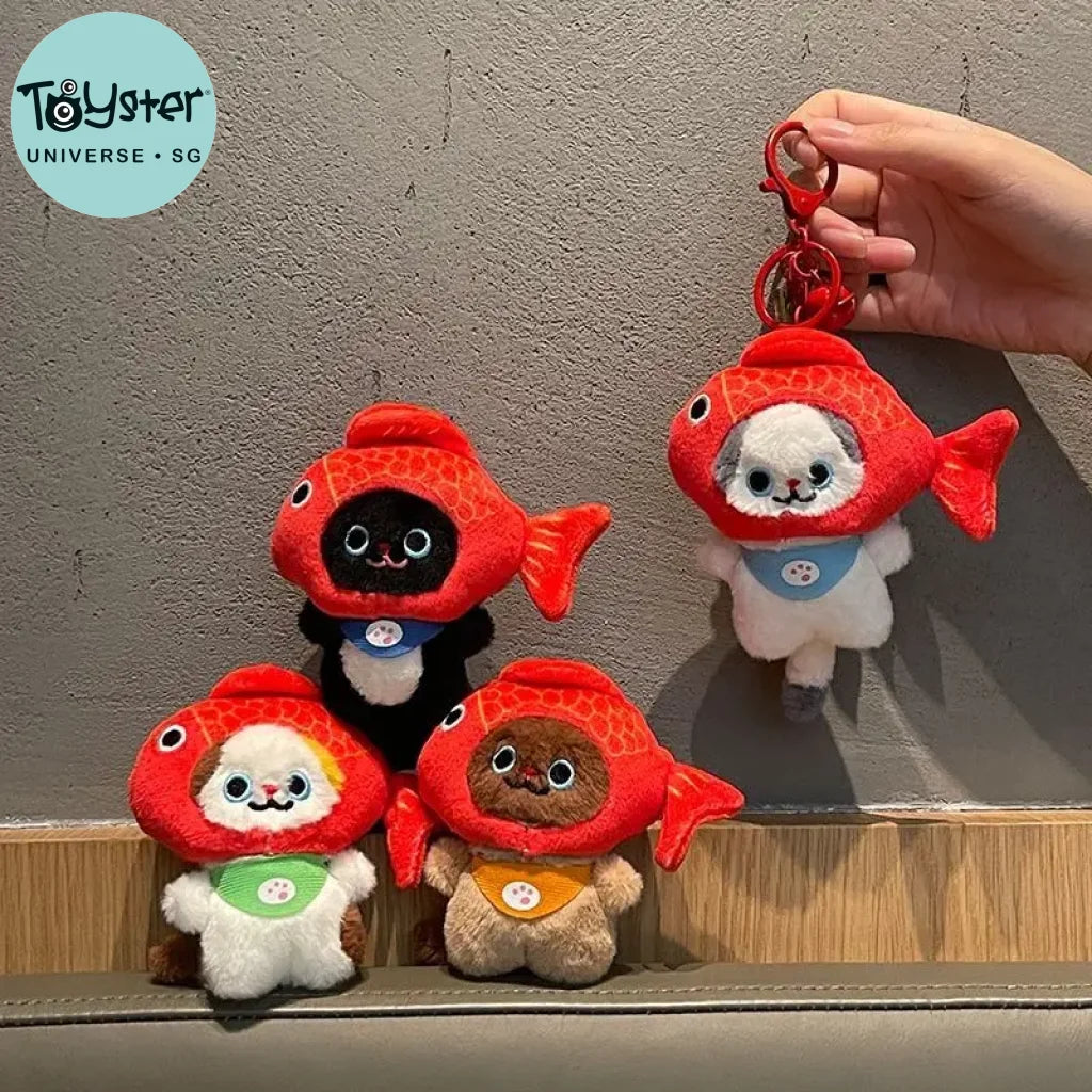 Good Luck Koi Cat Keychain