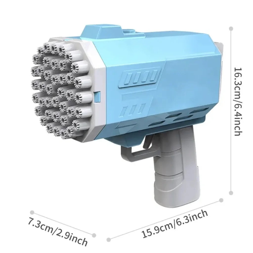 Handheld 40-Hole Bubble Machine