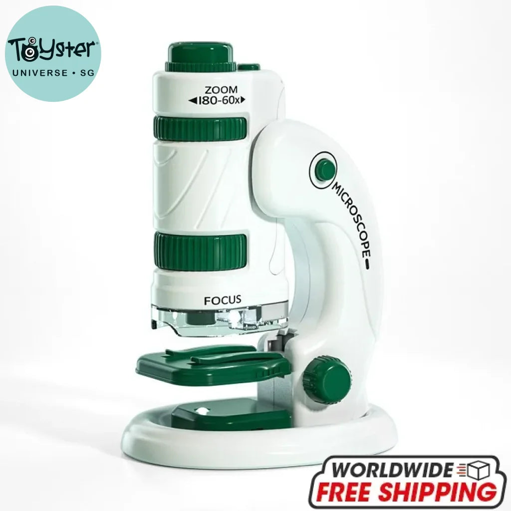 Handheld Microscope Kid Science Experiment 60X-180X