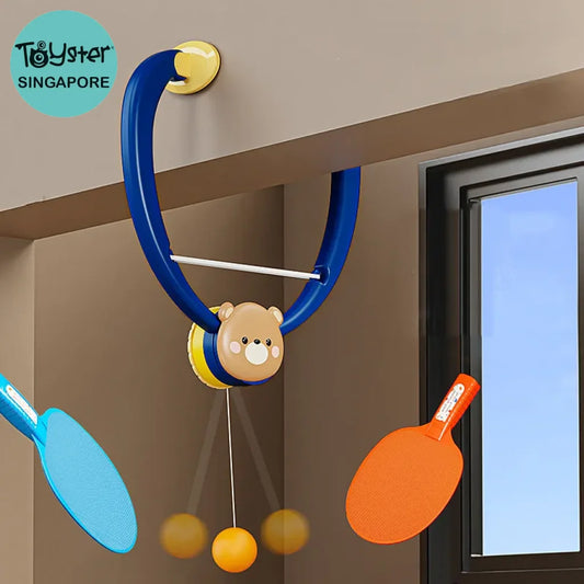 Hanging Table Tennis Trainer With Racket