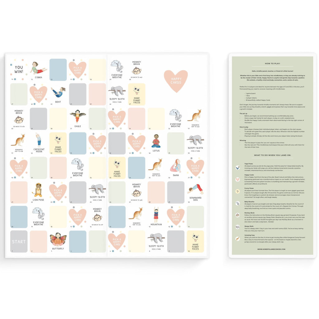 Happy Hearts Board Game - Activity Cards
