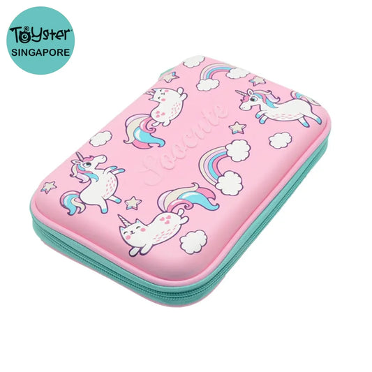 Hard Case Zip Pencil Case Big Size