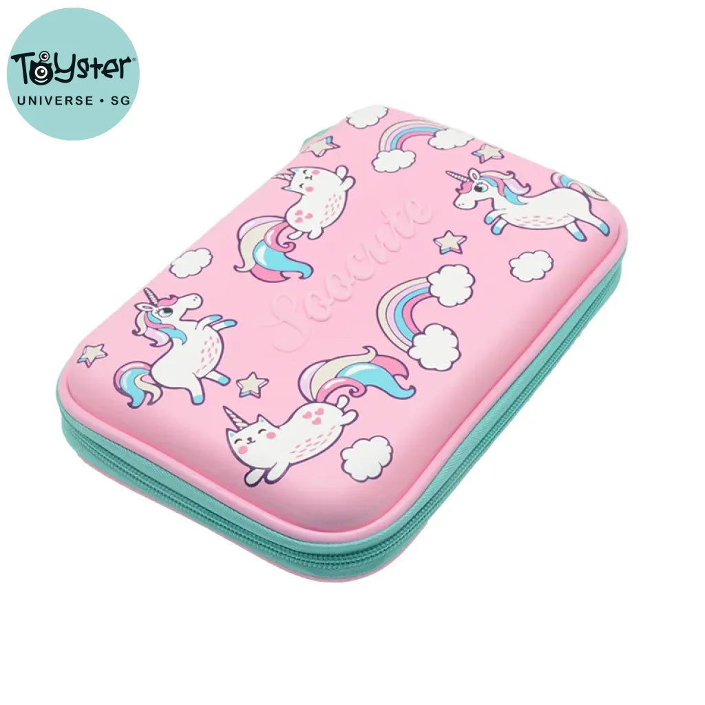 Hard Case Zip Pencil Case Big Size