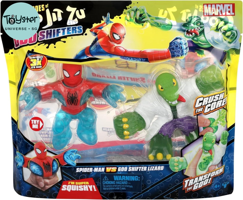 Heroes Of Goo Jit Zu - Marvel Shifters Versus Pack Spider-Man Vs Shifter Lizard