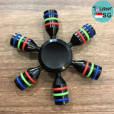 Hexagonal Hand Spinner Black - Fidget