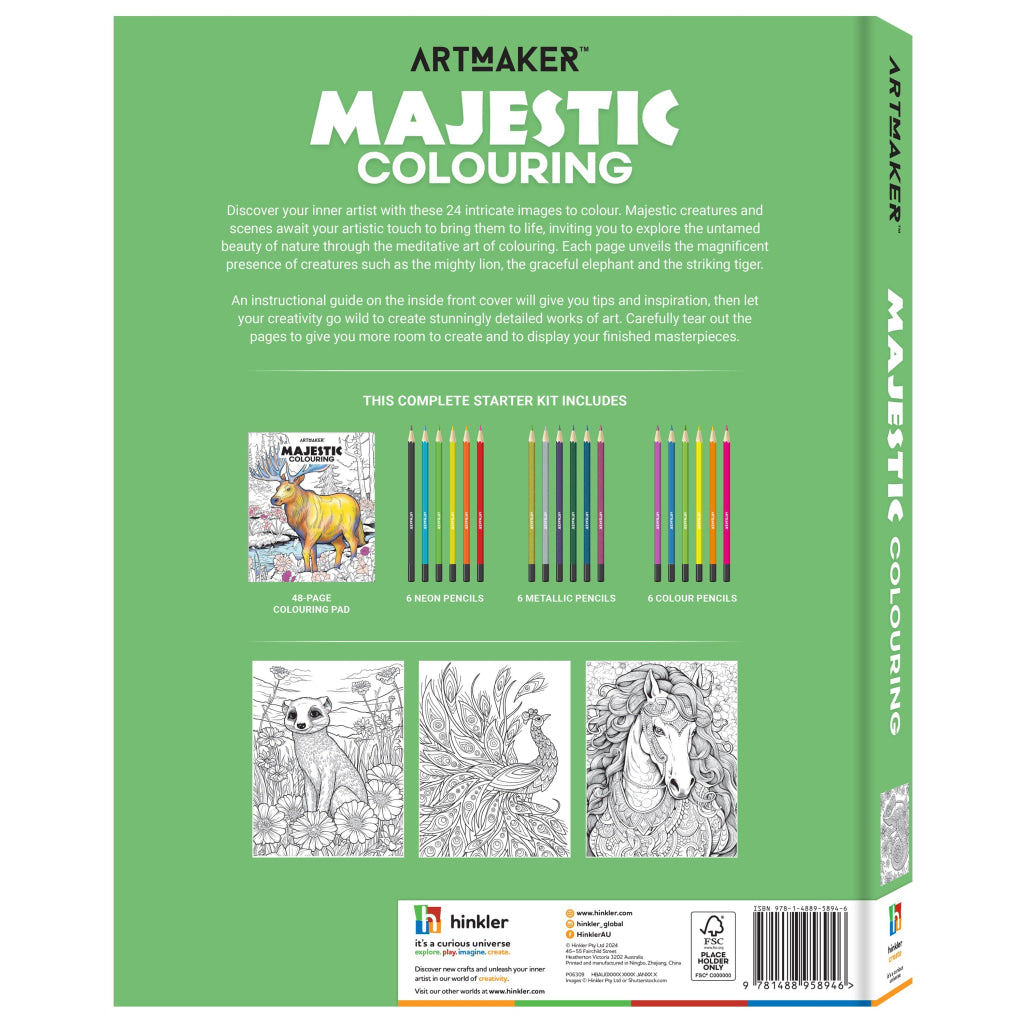 Hinkler Art Maker Majestic Colouring Artmaker
