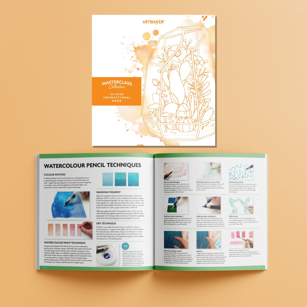 Hinkler Art Maker Masterclass Collection: Watercolour Pencils Artmaker