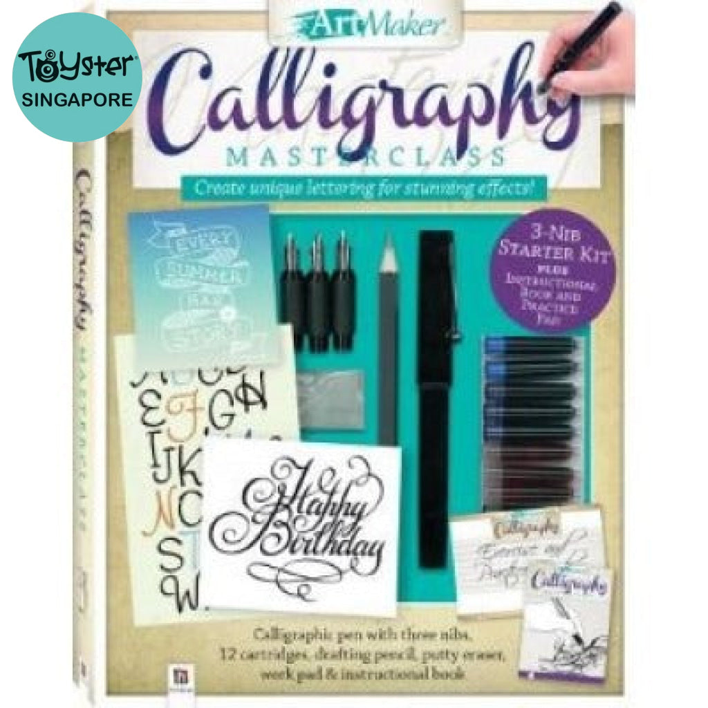 Hinkler Art Maker Portrait Calligraphy Kit Hinkler