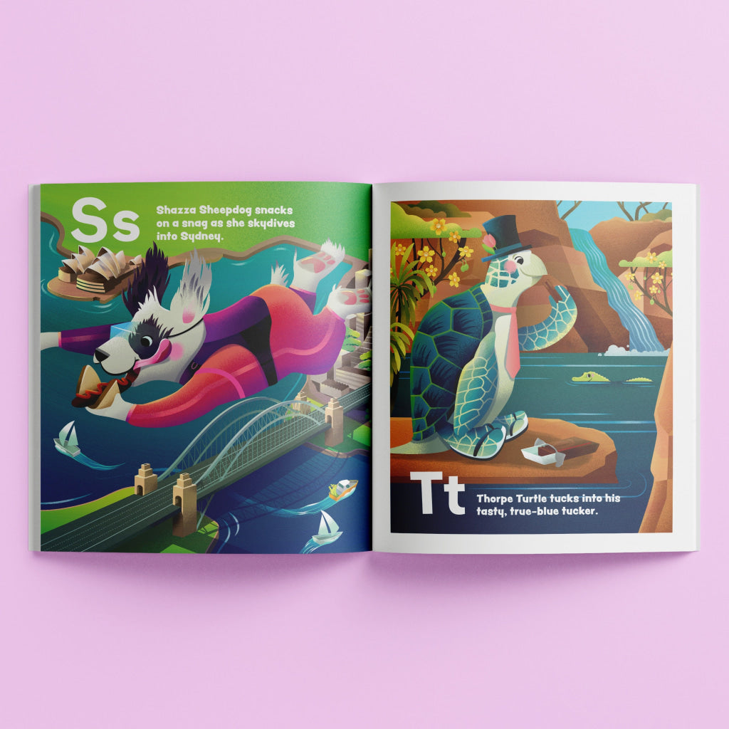 Hinkler Aussie Alphabet Book And Jigsaw Hinkler
