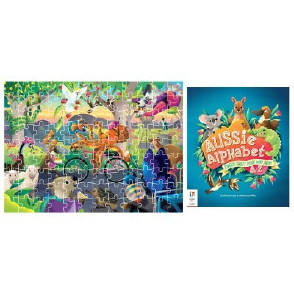 Hinkler Aussie Alphabet Book And Jigsaw Hinkler