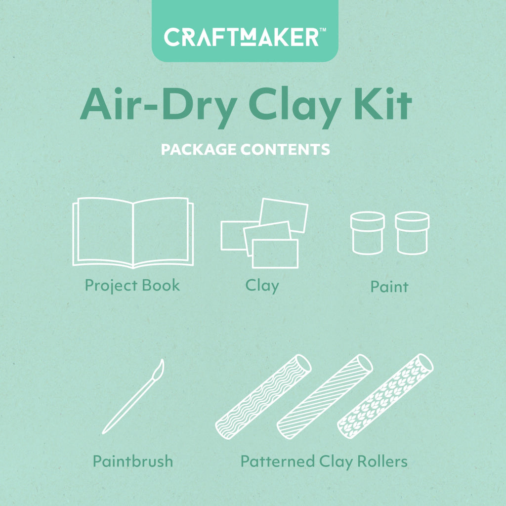 Hinkler Craft Maker Air-Dry Clay Kit Hinkler